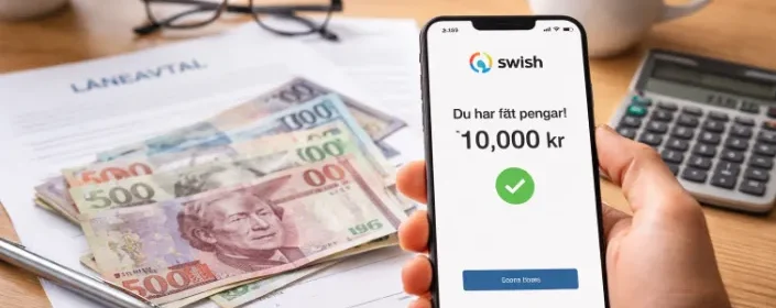Guide till Swish-lån Snabba utbetalningar med mobilen